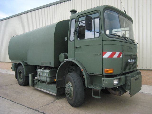 MAN 16.240 Sweeper - ex military vehicles for sale, mod surplus